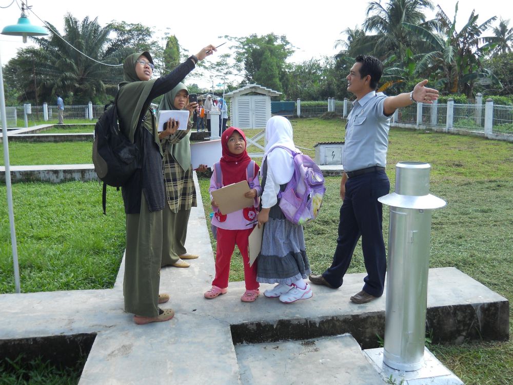 sekolah alam indonesia (sai) palembang ke stasiun klimatologi 3